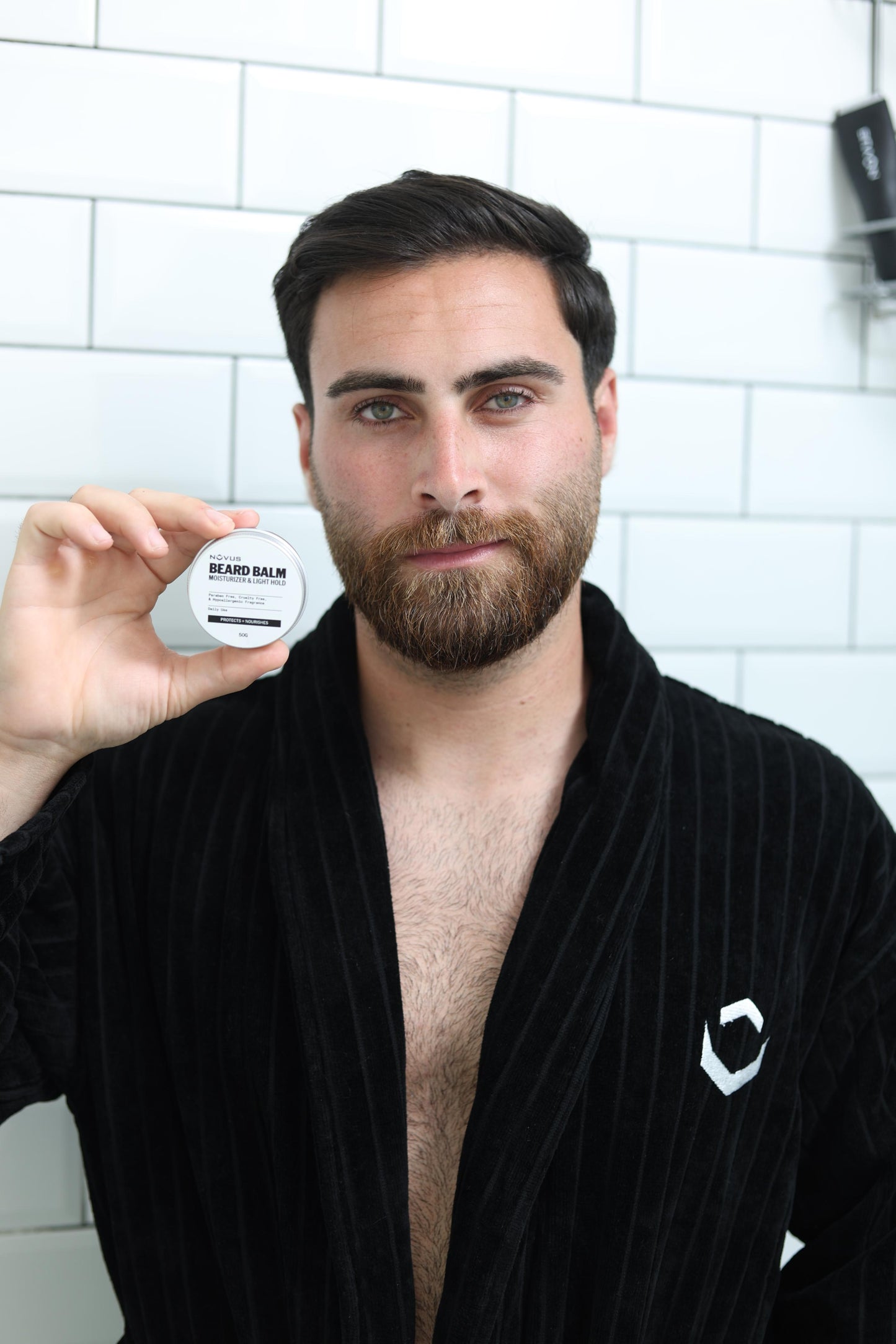 Beard grooming set - Beard shampoo - Beard oil - Beard balm