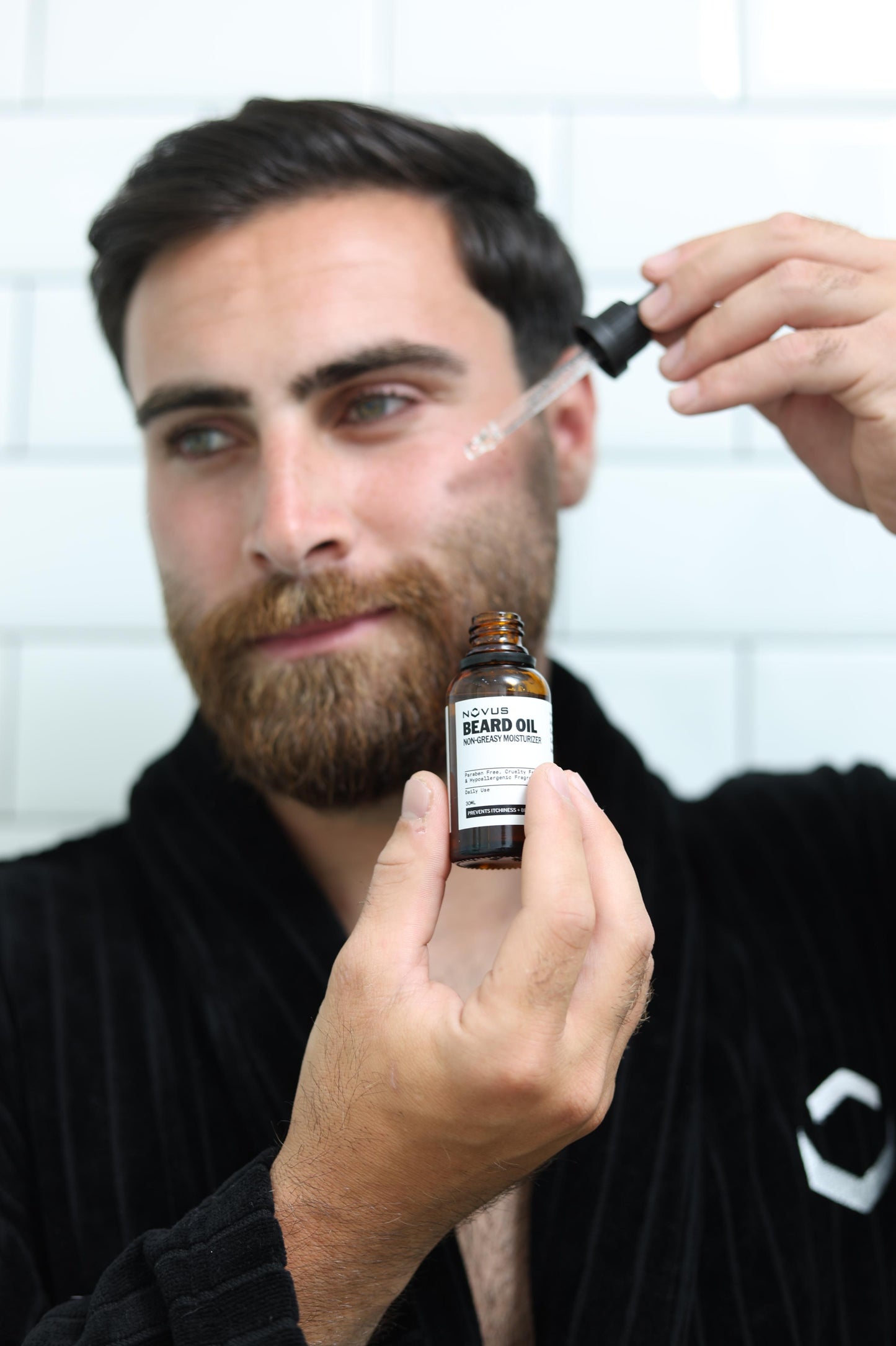 Beard grooming set - Beard shampoo - Beard oil - Beard balm