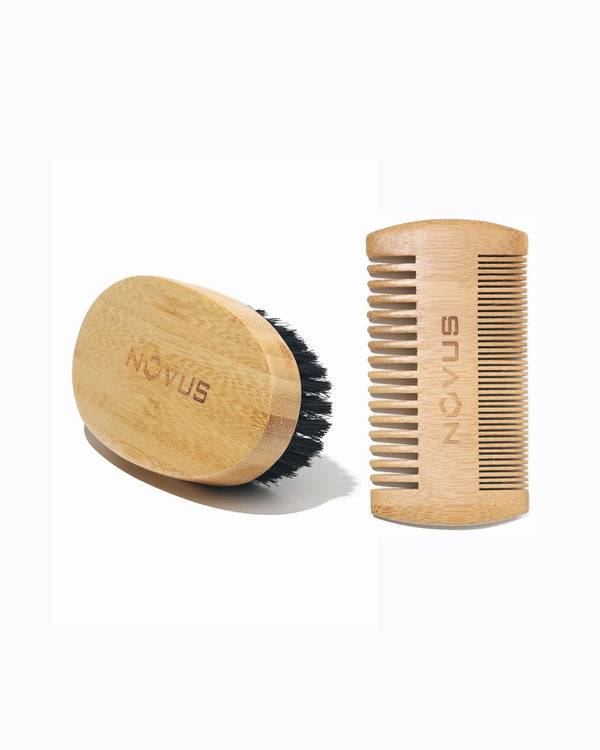 BEARD BRUSH & COMB